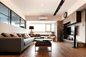 2020现代家居客厅装修图片 转角沙发装修效果图片