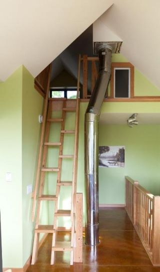 小阁楼简单装修楼梯图片