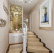 2023欧式别墅室内楼梯扶手设计装修效果图片