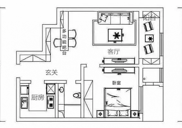 小戶型效果圖