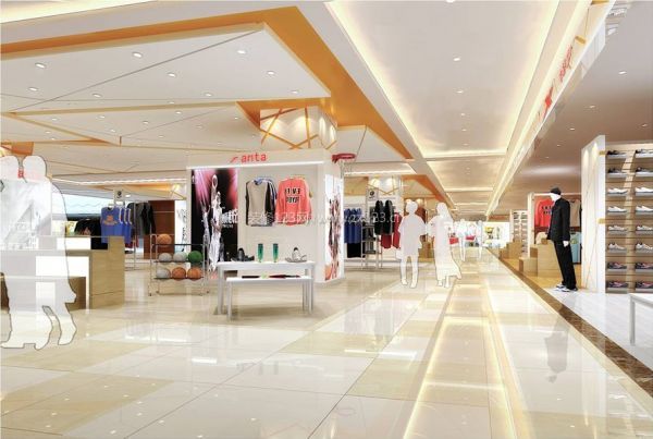 2017商場服裝店裝修設(shè)計效果圖大全