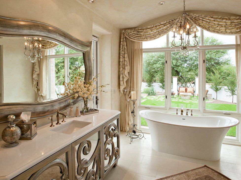 欧式风格浴室浴缸图片大全