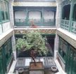 北京四合院两层别墅绿色效果图片