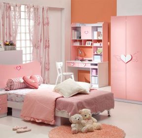 2021女生粉色卧室装修效果图