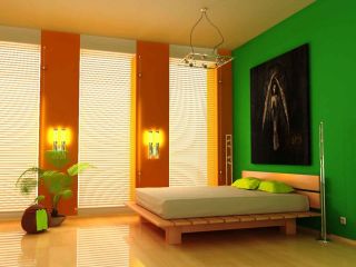 混搭卧室墙面漆颜色效果图