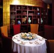 中式圆餐桌桌布布艺图片