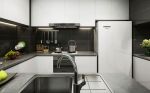 2023简约北欧风格家庭厨房整体橱柜装修效果图