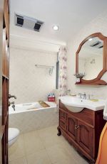 小户型卫生间浴室柜设计装修图片