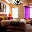 东南亚风格家居卧室装修效果图图片