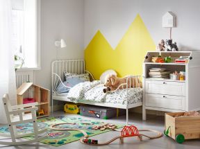 儿童套房家具铁艺床设计图片