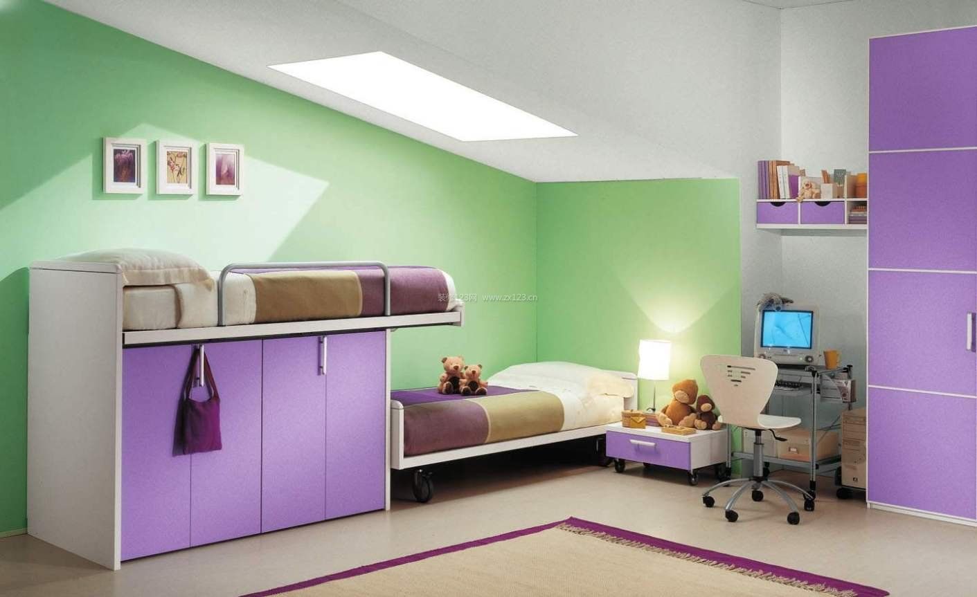 宜家儿童卧室小清新风格设计