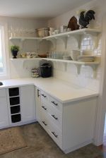 小户型厨房白色橱柜效果图大全图片