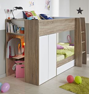 宜家儿童卧室设计儿童床效果图