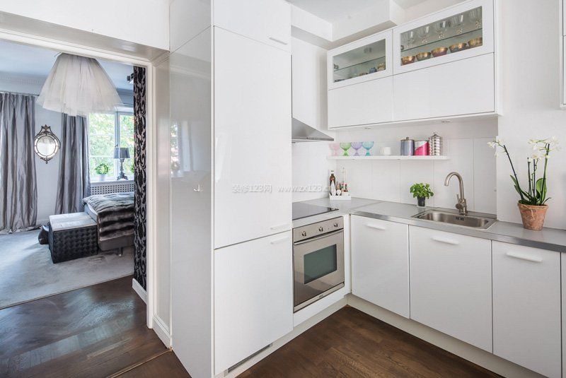 单身公寓小户型房屋厨房平面设计图