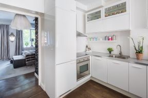 单身公寓小户型房屋厨房平面设计图