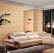 复古欧式客厅沙发背景墙壁纸贴图
