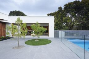 现代极简别墅私家庭院景观设计
