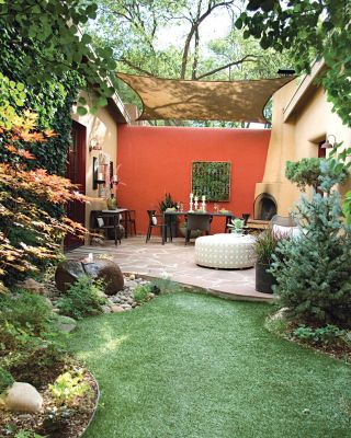 私家小别墅庭院景观简单设计