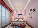 房子室内女孩房间背景墙粉色装修