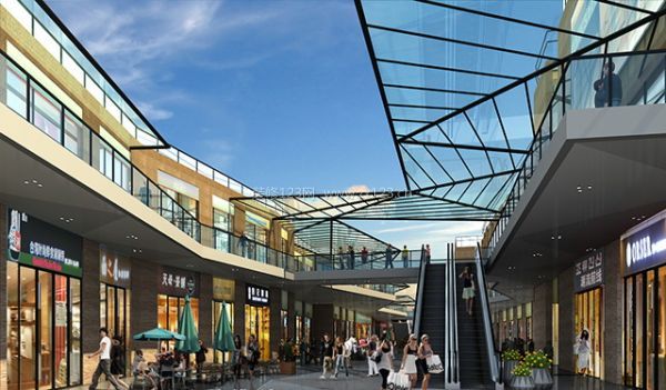 昆明购物中心设计可参考的商业空间设计效果图