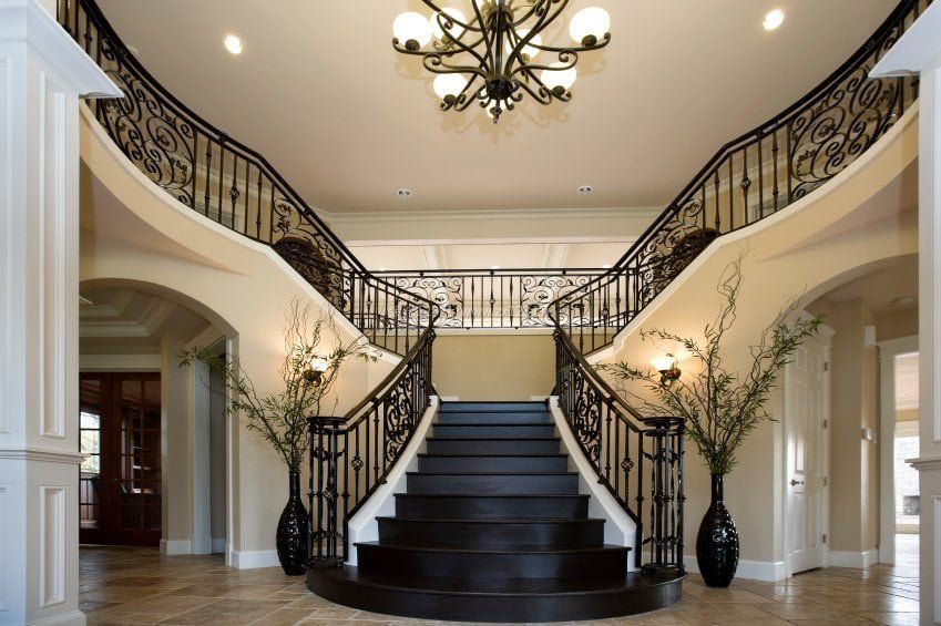 美式楼梯扶手设计图欣赏