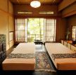日本民居卧室床的装修图片大全