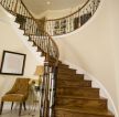 美式家装室内楼梯扶手设计