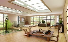 日本大户型民居室内客厅图片大全