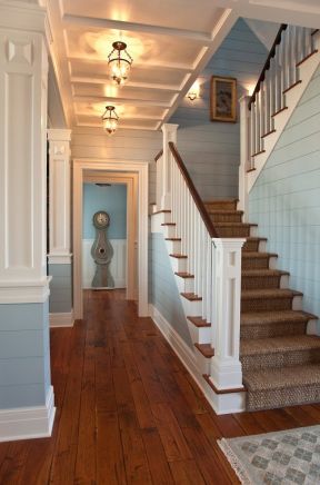 简约美式家居楼梯扶手设计