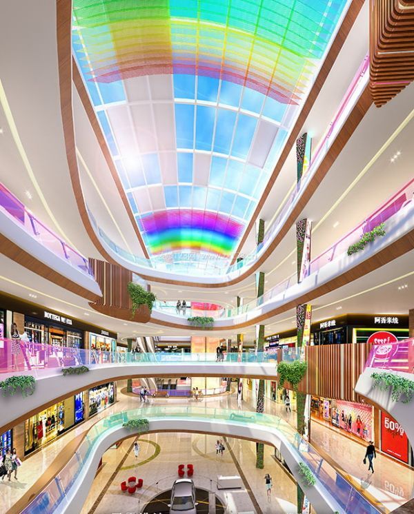 枣庄购物中心设计可参考的效果图
