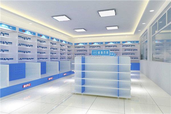 北京小型药店装修