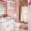 2023家装粉色小户型卫生间图片欣赏