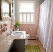 2023家装粉色卫生间浴室柜台面图片欣赏