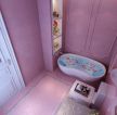 2023家装粉色卫生间装修图片欣赏