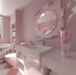 2023家装粉色卫生间镜子图片欣赏