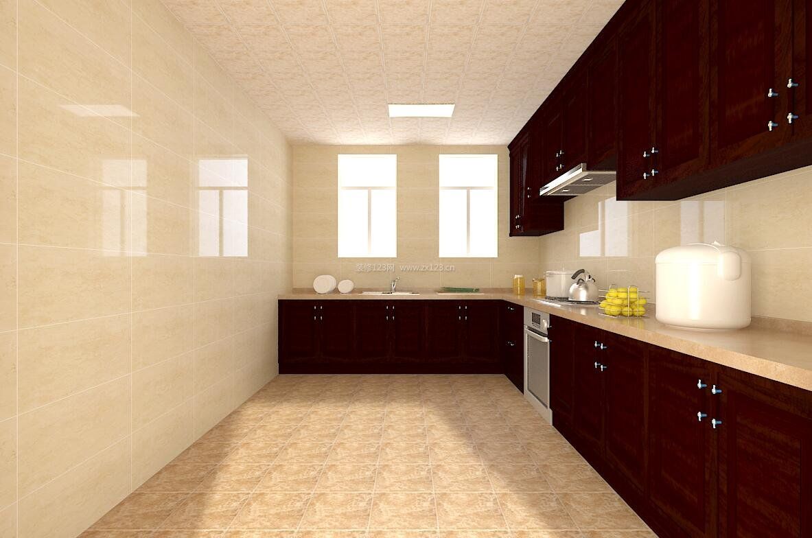 2023长方形新厨房窗户效果图