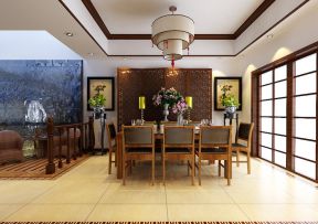2020中式餐桌椅效果圖