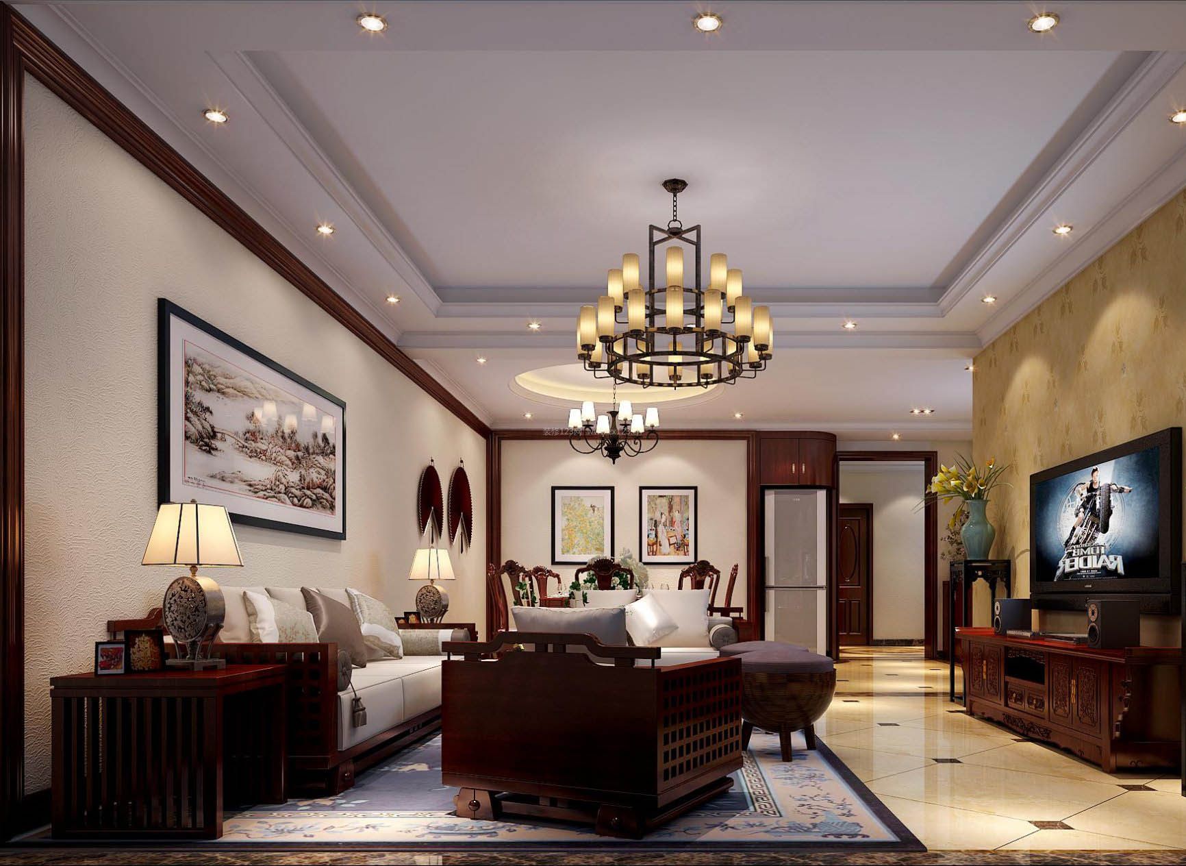 2023明清中式家具沙发装修设计效果图片