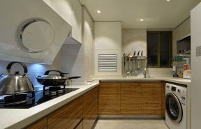2023现代厨房不锈钢厨房挂件装修实景图片