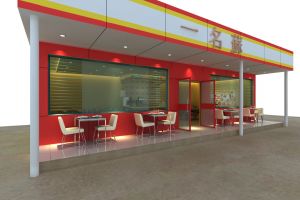 中式快餐店怎样装修设计