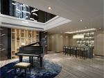 2023雅致新中式别墅钢琴区装修效果图