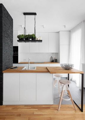 2023北欧风格厨房小餐桌装饰设计