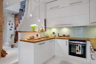 2023北欧风格复式楼厨房装饰效果图