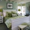 2023绿色家居卧室床品装饰设计