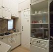 2023白色美式厨房家具效果图片