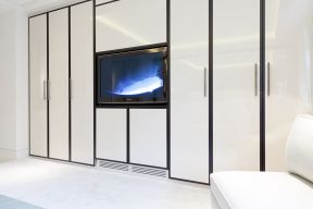 2023白色美式家具电视柜设计图片