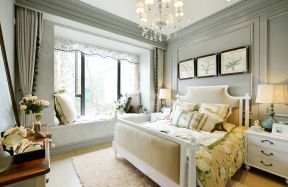 2023主卧室白色美式家具图片