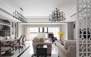 2023大户型室内白色美式家具图片