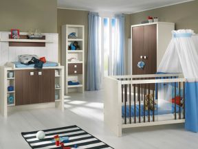 2023卧室婴儿床装修效果图片 