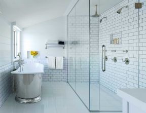 2023北欧风格家庭浴室置物架效果图